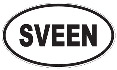 SVEEN - Oval Sticker