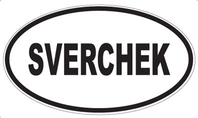 SVERCHEK - Oval Sticker
