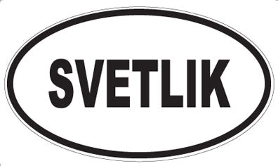 SVETLIK - Oval Sticker