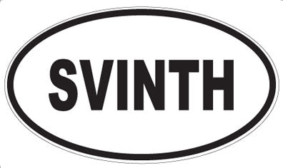 SVINTH - Oval Sticker