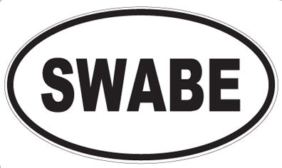 SWABE - Oval Sticker