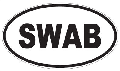 SWAB - Oval Magnet