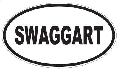 SWAGGART - Oval Sticker