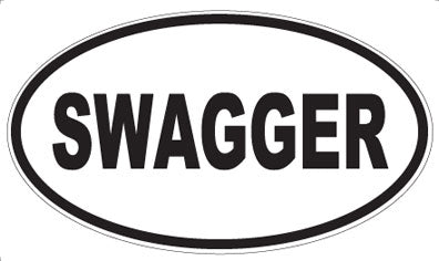 SWAGGER - Oval Sticker