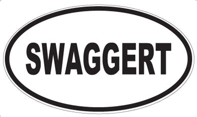 SWAGGERT - Oval Sticker