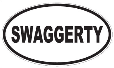 SWAGGERTY - Oval Sticker
