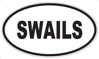 SWAILS - Oval Sticker