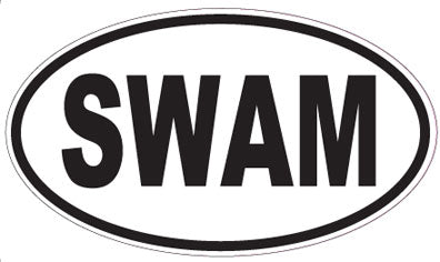 SWAM - Oval Sticker
