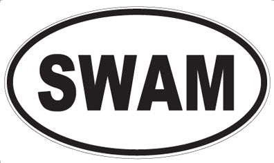 SWAM - Oval Magnet