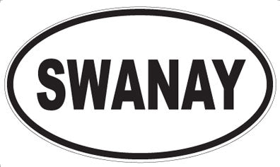 SWANAY - Oval Sticker