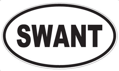 SWANT - Oval Sticker