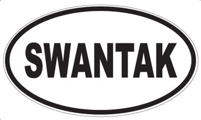 SWANTAK - Oval Sticker