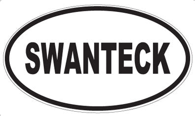 SWANTECK - Oval Sticker