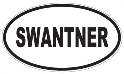 SWANTNER - Oval Sticker