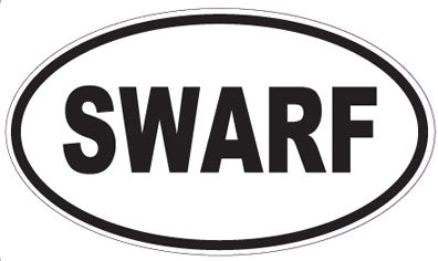 SWARF - Oval Magnet