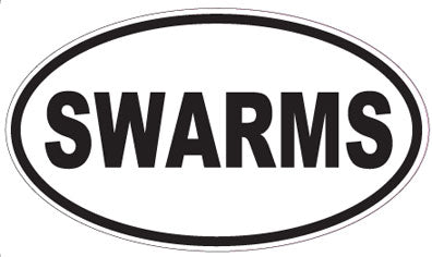 SWARMS - Oval Sticker