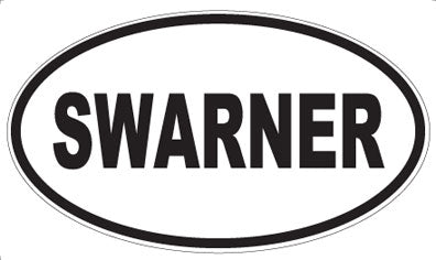 SWARNER - Oval Sticker