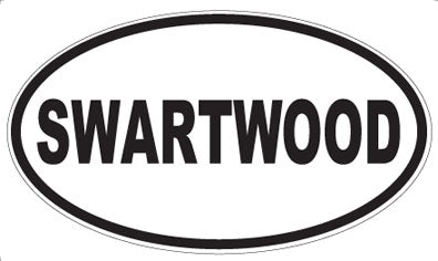 SWARTWOOD - Oval Sticker