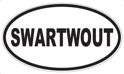 SWARTWOUT - Oval Sticker