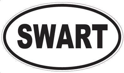 SWART - Oval Magnet