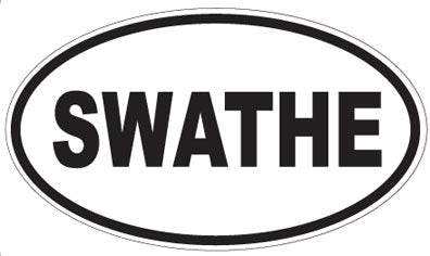 SWATHE - Oval Sticker