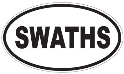 SWATHS - Oval Sticker