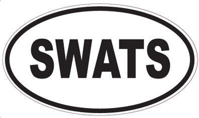 SWATS - Oval Magnet