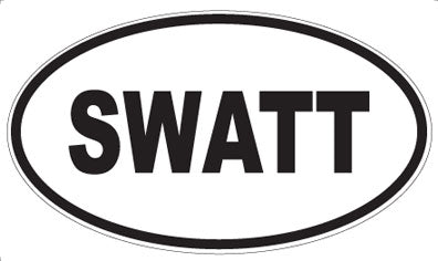 SWATT - Oval Sticker