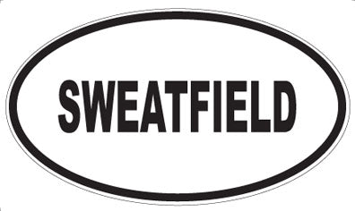 SWEATFIELD - Oval Sticker