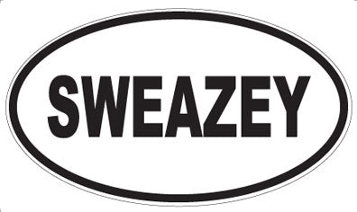 SWEAZEY - Oval Sticker