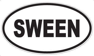 SWEEN - Oval Sticker