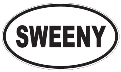 SWEENY - Oval Magnet