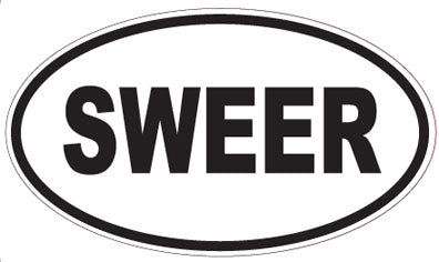 SWEER - Oval Magnet