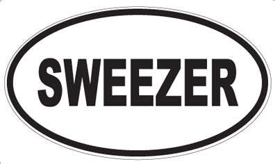 SWEEZER - Oval Sticker