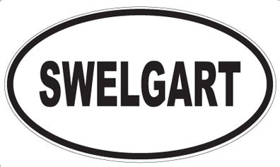 SWELGART - Oval Sticker