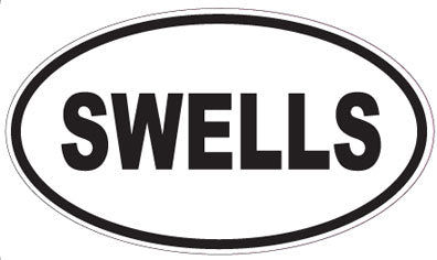 SWELLS - Oval Sticker