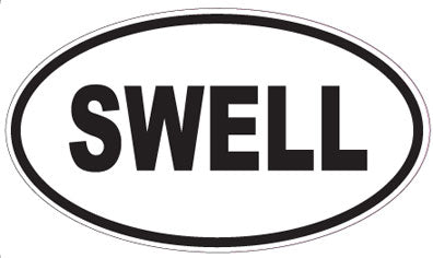 SWELL - Oval Magnet