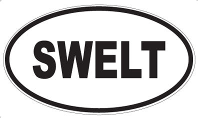 SWELT - Oval Sticker