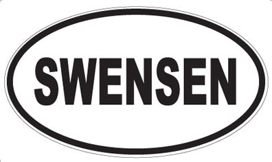 SWENSEN - Oval Sticker