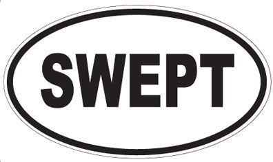 SWEPT - Oval Magnet