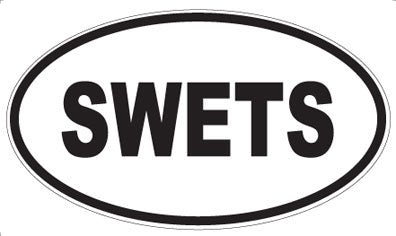 SWETS - Oval Sticker