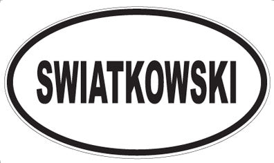 SWIATKOWSKI - Oval Sticker