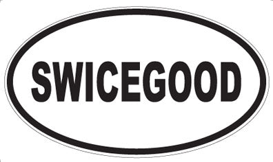 SWICEGOOD - Oval Sticker
