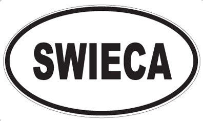 SWIECA - Oval Sticker