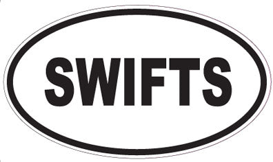 SWIFTS - Oval Sticker
