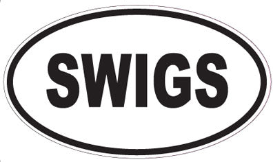 SWIGS - Oval Magnet
