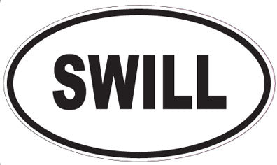 SWILL - Oval Magnet