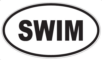 SWIM - Oval Magnet
