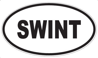 SWINT - Oval Sticker
