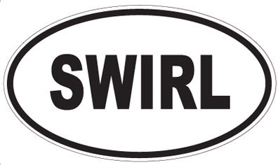 SWIRL - Oval Magnet